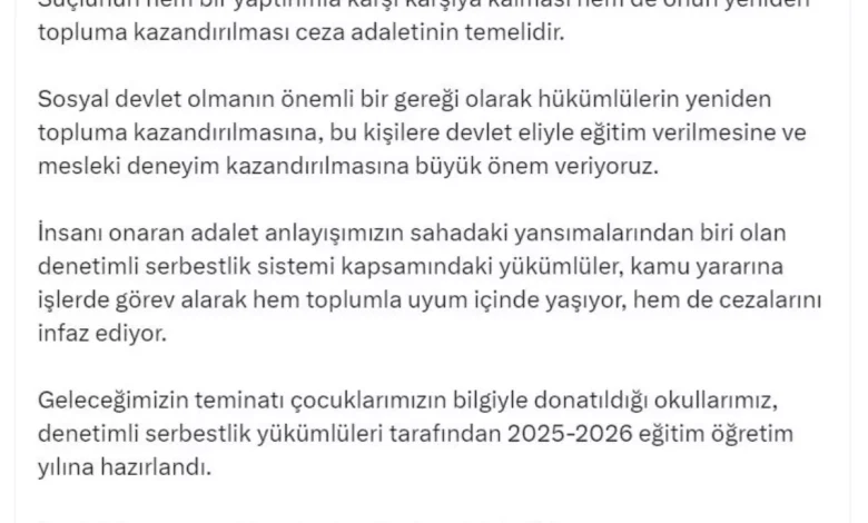 Denetimli Serbestlik Yükümlüleri Eğitim Kurumlarını Hazırladı