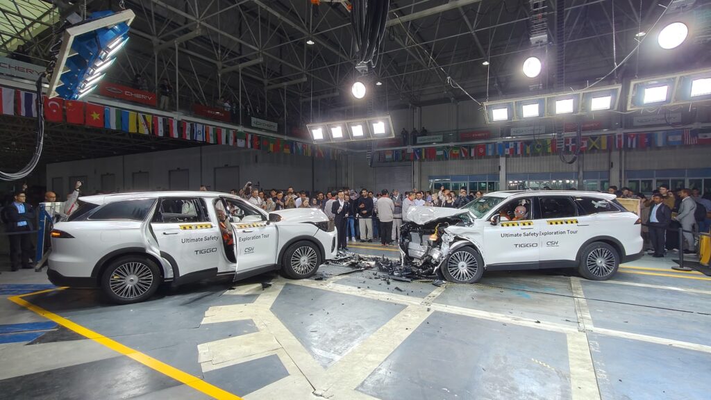 Tiggo 9’un Çarpışma Testi Gerçekleştirildi