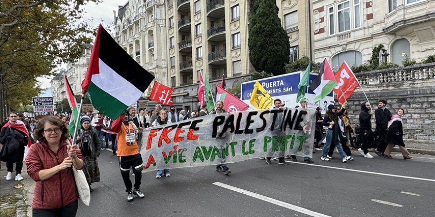 Cenevre’de Gazze’deki olaylar için yürüyüş düzenlendi Cenevre’de Gazze’deki olaylar için yürüyüş düzenlendi