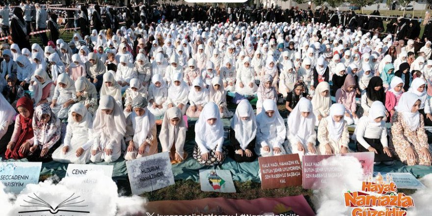 DEM Parti, çocukların namaz ve tesettür etkinliklerine