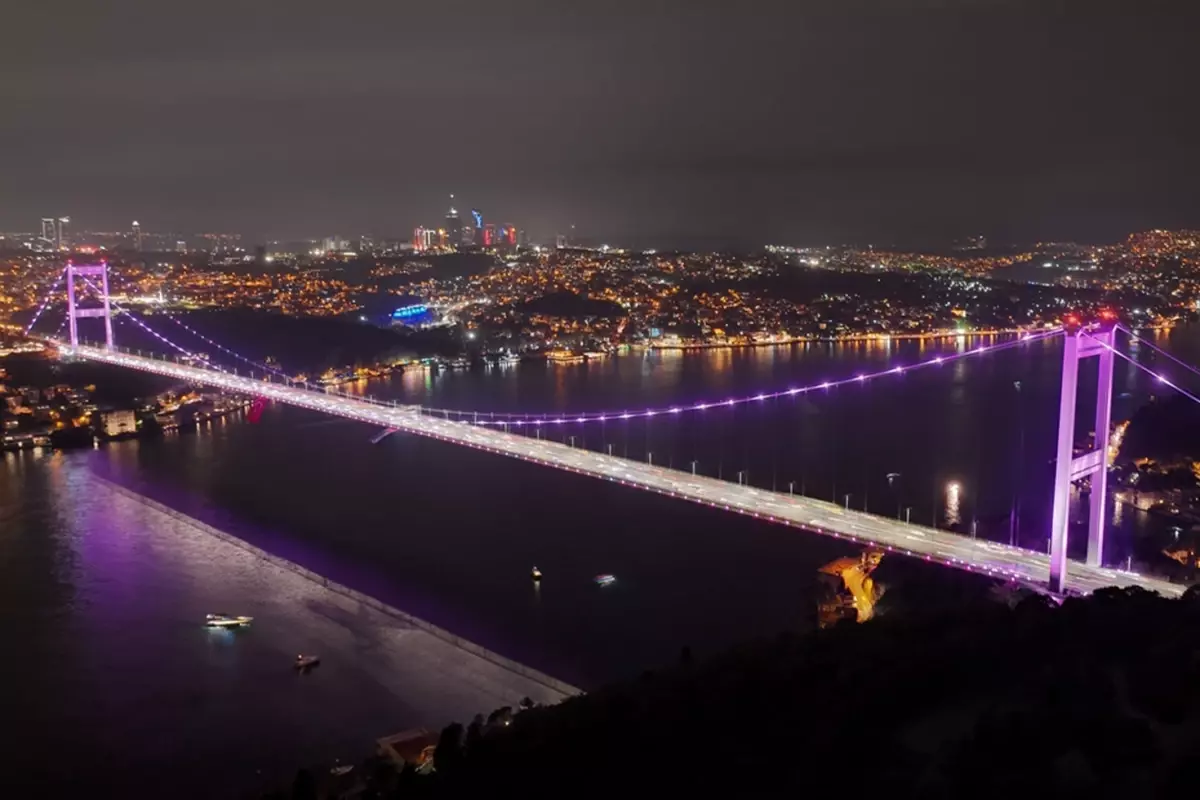 İstanbul’da Köprüler Meme Kanseri Farkındalığı İçin