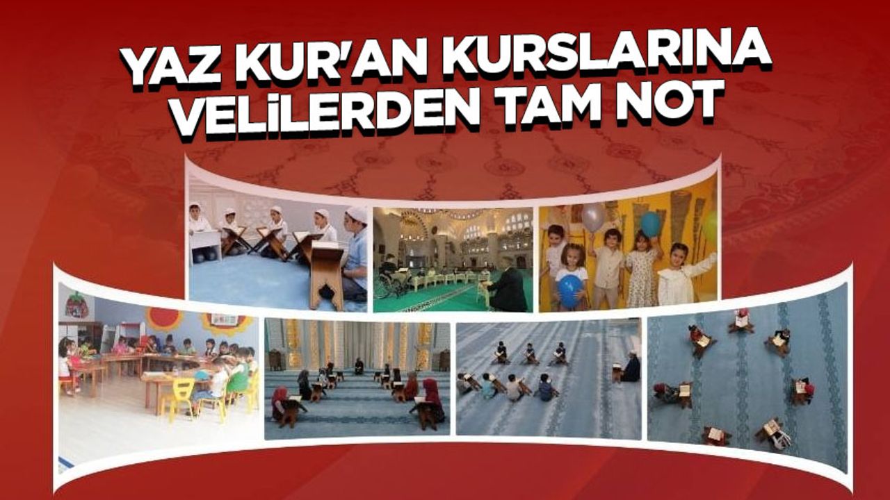 Yaz Kur’an Kursları Veli Memnuniyet Anketi Sonuçları